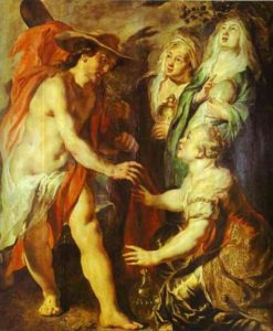Явлення Христа мироносицям у вигляді садівника, Jacob Jordaens