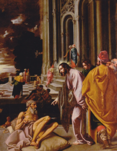 Зцілення розслабленого коло купелі Вифезда, Pedro Orrente