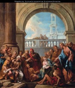 Зцілення розслабленого коло купелі Вифезда, Francesco Guardi