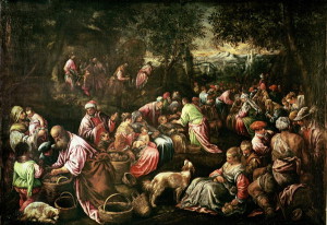 Pent 8-10 Jacopo Bassano. The Feeding of the Five Thousand