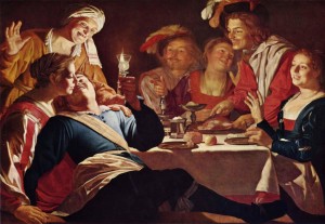 Блудний син, Gerard van Honthorst, 1623