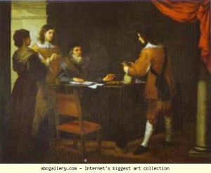 Блудний син отримує частку спадщини, Bartolome Estaban Murillo, 1660