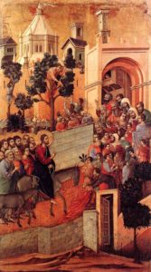 Вхід Господній у Єрусалим, Duccio di Buoninsegna