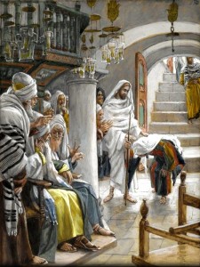 Зцілення скорченої, by James Tissot, 1886-1896.