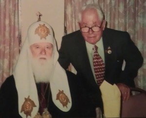 Патріарх Філарет і Максим Штука
