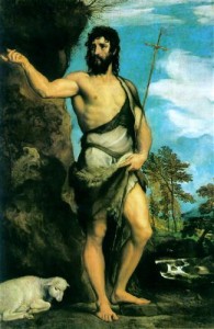 Іоан Хреститель, Titian, 1542