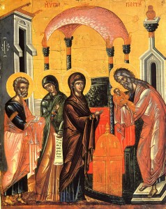 Стрітення, Грецька ікона