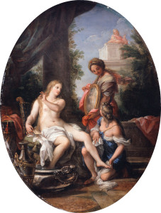 Вірсавія париймає ванну, by Carlo Maratta