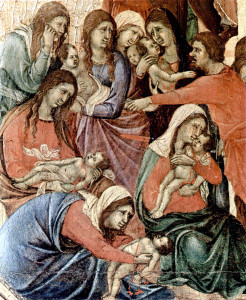 Оплакування Віфлеємських немовлят, Duccio, di Buoninsegna, 1319