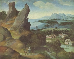 Втеча до Єгипту, Joachim Patinir, 1510s