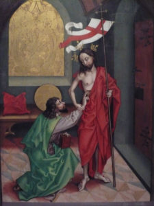 Запевнення апостола Хоми, Martin Schongauer and workshop, panel from a late 15th-century