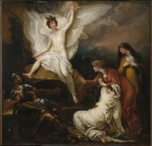 Ангел та жінки-мироносиці у гроба, Benjamin West