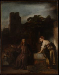 Розмова Христа з Самарянкою, Rembrandt