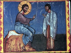 Христос і багатий юнак, вірменська ікона