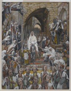 Вхід Господній у Єрусалим, James Tissot.
