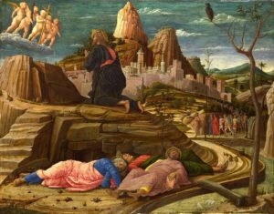 Молитва Христа в Гефсиманському саду, Andrea Mantegna, 1460