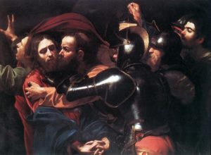 Поцілунок Юди, Caravaggio