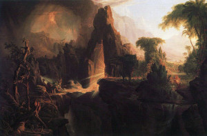 Вигнання прабатьків із Раю, Thomas Cole, 1828