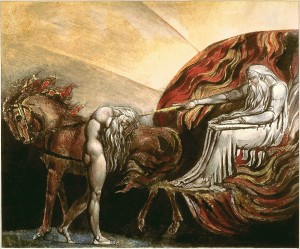 Господь оголошує вирок Адаму, William Blake', 1795