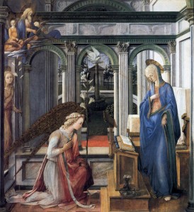 Благовіщення, Filippo Lippi, 1443