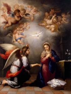Благовіщення, Murillo, 1655