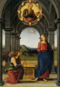 Благовіщення, Pietro Perugino, 1489