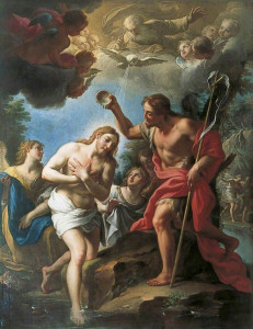 Хрещення Ісуса Христа, Francesco Trevisani, 1723