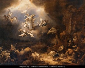 Ангели сповіщають пастухам про народження Христа, Govert Teunisz