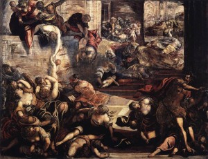 Побиття Віфлеємських немовлят, Jacopo Tintoretto