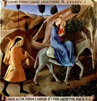 Втеча до Єгипту, Fra Angelico, 1450