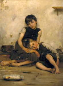 Сироти, Thomas Kennington, 1885