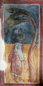 Юда Іскаріот, фреска, Tarzhishte Monastery, Strupets, Bulgaria, 16th-century